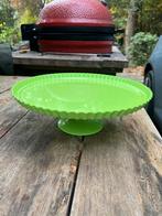 Rice Taartplateau Limegroen - ZGAN, Huis en Inrichting, Ophalen of Verzenden, Zo goed als nieuw