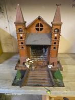 03 Antieke Poppenhuis Kerk met toebehoren, Verzamelen, Poppenhuizen en Toebehoren, Ophalen