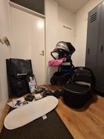 UppaBaby Vista Kinderwagen zwart Compleet, Kinderen en Baby's, Kinderwagens en Combinaties, Gebruikt, Combiwagen, Verstelbare duwstang