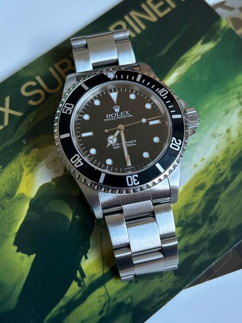Rolex Submariner 14060 A Serie 1999 Compleet Rolex Service, Sieraden, Tassen en Uiterlijk, Horloges | Heren, Gebruikt, Polshorloge