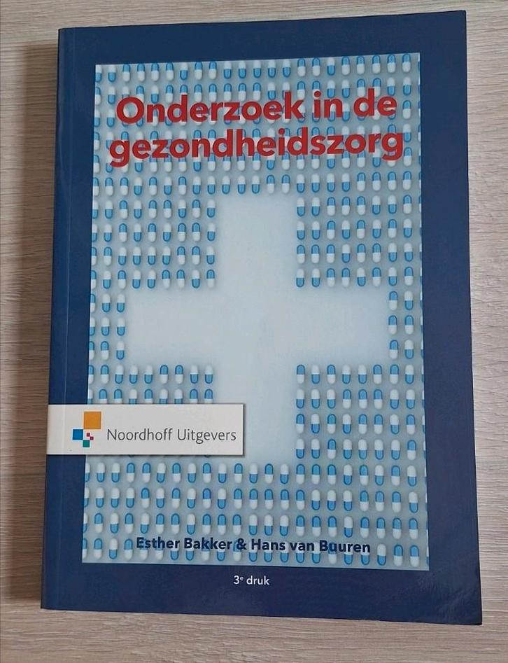 Esther Bakker - Onderzoek in de gezondheidszorg, Boeken, Wetenschap, Zo goed als nieuw, Ophalen of Verzenden