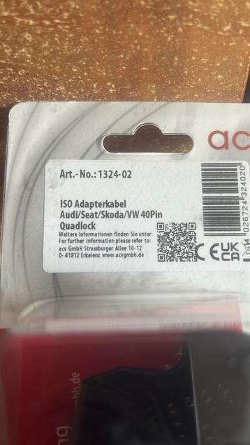 Autoradio adapter beschikbaar voor biedingen