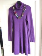George nieuw paars gebreid jurkje met ketting XL, Paars, Nieuw, Ophalen of Verzenden, Knielengte