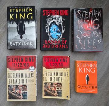 Stephen King boeken (Engels hardcover & paperbacks) beschikbaar voor biedingen