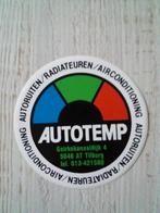 sticker AUTOTEMP te Tilburg, Ophalen of Verzenden, Zo goed als nieuw, Bedrijf of Vereniging