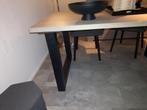 Mooie tijdloze eettafel z.g.a.n., Huis en Inrichting, Tafels | Eettafels, Ophalen, Zo goed als nieuw, Rechthoekig, 50 tot 100 cm