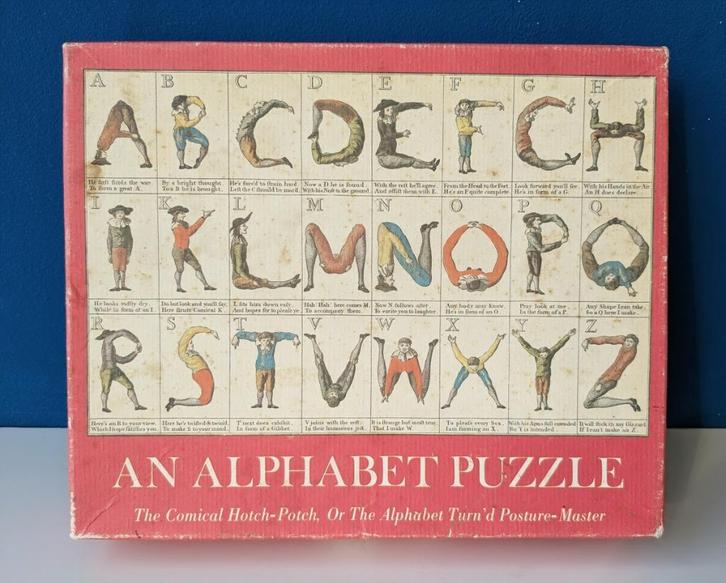 Oude Alfabet puzzel/An Alphabet Puzzle/Williamsbirg, Hobby en Vrije tijd, Denksport en Puzzels, Gebruikt, Legpuzzel, Minder dan 500 stukjes