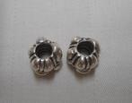 Pandora Set van 2 zilveren Journey Bead Charms nr.250, Sieraden, Tassen en Uiterlijk, Bedels, Verzenden, Pandora, Zo goed als nieuw
