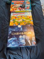 Monopolie Junior, Ganzenbord & Cash&Run, Hobby en Vrije tijd, Gezelschapsspellen | Bordspellen, Een of twee spelers, Ophalen of Verzenden