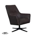 Fauteuil label 51 antraciet, Huis en Inrichting, Fauteuils, Ophalen of Verzenden, Zo goed als nieuw, 50 tot 75 cm