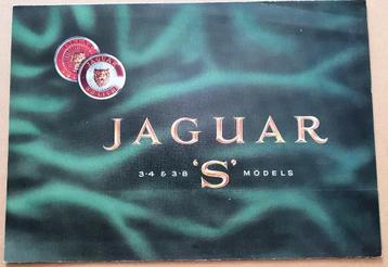 Jaguar 3,4 & 3,8 - S - models - dealer brochure - 60er jaren beschikbaar voor biedingen