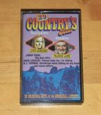 cassette - V/A - 20 Country's Best, Cd's en Dvd's, Cassettebandjes, Ophalen, Gebruikt, 1 bandje, Origineel