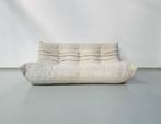 Togo 3-seater  in White Cord by M. Ducaroy for Ligne Roset., Verzenden, 150 tot 200 cm, Stof, Driepersoons