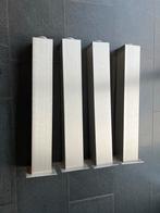 4 Tafelpoten - Geslepen Aluminium - Verstelbaar, Huis en Inrichting, Ophalen, Gebruikt