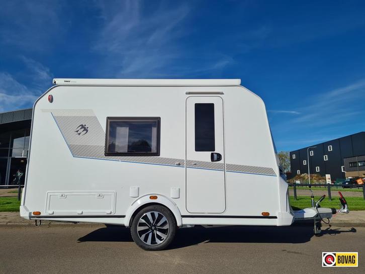 Knaus Yaseo 340 PX Cassetteluifel, Caravans en Kamperen, Caravans, Bedrijf, tot en met 2, Treinzit, Knaus, Lengtebed, Overige typen