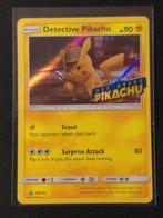 Detective Pikachu SM170 - Foil Promo Kaart, Ophalen of Verzenden, Zo goed als nieuw, Losse kaart, Foil