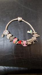 Pandora Armband met 11 Bedels - Perfecte Staat!, Staal, Ophalen of Verzenden, Zo goed als nieuw, Met bedels of kralen