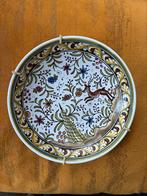 Portugees Schaaltje - Handbeschilderd Hert & Bloemen, Ophalen of Verzenden