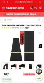 Bull's rubber dartmat + Oche 300x90 cm + 1 mat zonder oche, Sport en Fitness, Darts, Ophalen, Zo goed als nieuw, Dartbord