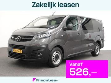 Opel Vivaro 1.5 CDTI L3H1 Dubbele Cabine 145PK Automaat Trek beschikbaar voor biedingen