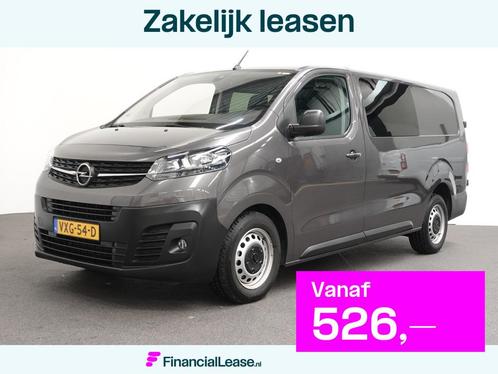 Opel Vivaro 1.5 CDTI L3H1 Dubbele Cabine 145PK Automaat Trek, Auto's, Bestelauto's, Bedrijf, Lease, Financial lease, ABS, Airconditioning