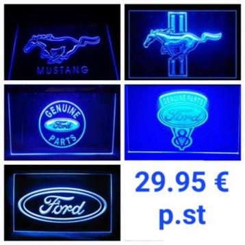 Ford 3D Led reclame decoratie garage verlichting mustang