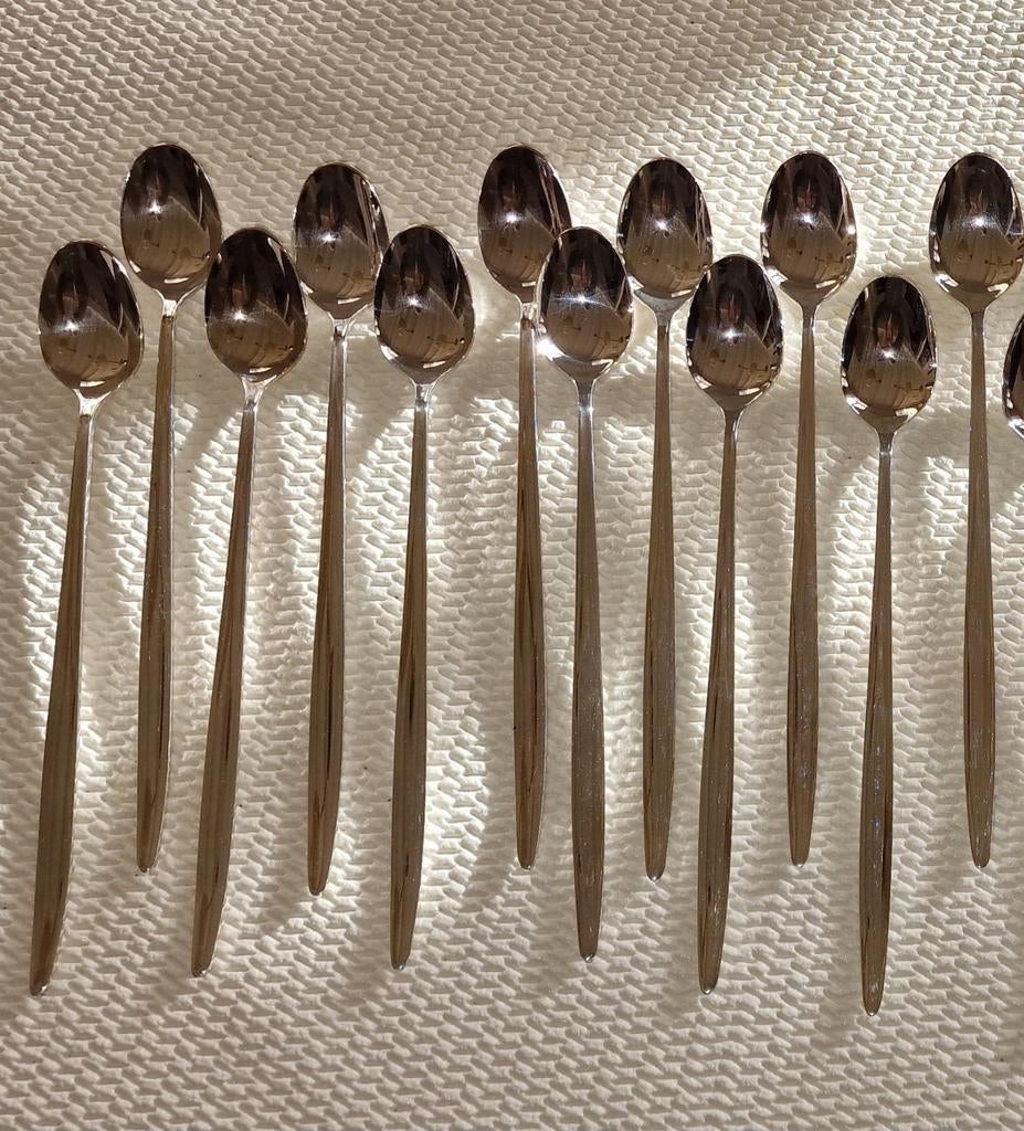 Gero 232 Elegance sorbet lepels, Georg Nilsson, Verzilverd, Antiek en Kunst, Antiek | Bestek, Ophalen of Verzenden