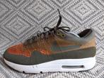 Nike Air Max 1 Ultra Flyknit Olive Flak 42.5, Gedragen, Ophalen of Verzenden, Sneakers of Gympen, Nike