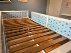 IKEA Kura Halfhoogslaper - Wit met Bloemen, Ophalen, Gebruikt, 90 cm, Eenpersoons
