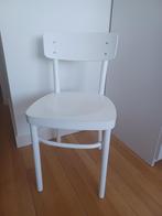 IKEA Houten witte eettafelstoel, Huis en Inrichting, Stoelen, Ophalen, Wit, Zo goed als nieuw, Eén