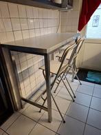 Bar met 3 krukken, Huis en Inrichting, Barren, Ophalen, Zo goed als nieuw