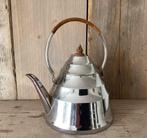 Antieke Theepot. Chroom. Art Deco. RIO te Tiel. Holland, Ophalen of Verzenden