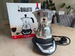 Bialetti elektrisch 3 cups, Witgoed en Apparatuur, Koffiezetapparaten, Espresso apparaat, Gemalen koffie, Ophalen of Verzenden