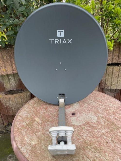 schotelantenne met toebehoren (compleet), Audio, Tv en Foto, Schotelantennes, Gebruikt, Overige merken, Ophalen