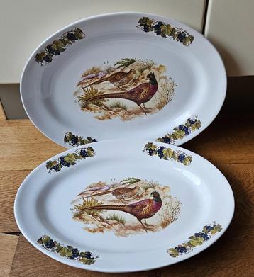 Set van 2 prachtige serveer schalen porselein  beschikbaar voor biedingen