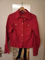 rood linnen jasje maat S / maat 36 - SPNX, Kleding | Dames, Ophalen of Verzenden, Zo goed als nieuw, SPNX, Jasje