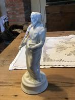 Antiek porseleinen beeld heilige Sint Jozef, Ophalen of Verzenden