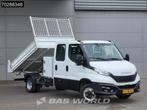 Iveco Daily 35C16 3.0L Open Laadbak met Kist Dubbel Cabine D, Auto's, Bestelauto's, Stof, Gebruikt, Euro 6, 4 cilinders