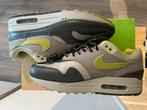 Air Max 1 HUF Pear Green - Gedragen, Kleding | Heren, Schoenen, Overige kleuren, Nike, Ophalen of Verzenden, Sneakers of Gympen