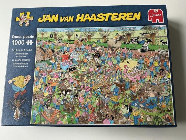 puzzel Jan van Haasteren 1000 stukjes, Hobby en Vrije tijd, Denksport en Puzzels, Zo goed als nieuw, 500 t/m 1500 stukjes, Ophalen