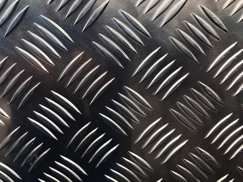 nieuwe aluminium traanplaat 169 cm x 150 cm 5/6,5 mm, Auto diversen, Overige Auto diversen, Ophalen