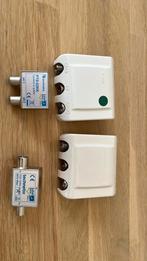 Technetix splitters, Ophalen of Verzenden, Zo goed als nieuw, Minder dan 2 meter, Coaxiale kabel