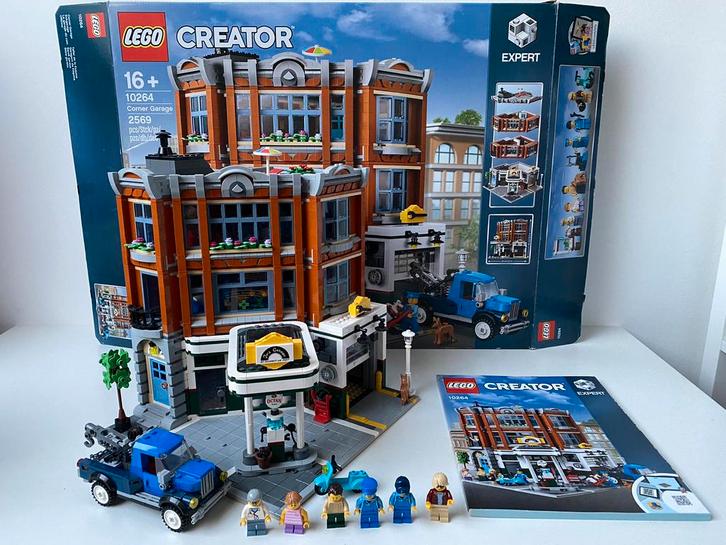 Lego 10264 Corner Garage compleet, Kinderen en Baby's, Speelgoed | Duplo en Lego, Zo goed als nieuw, Lego, Complete set, Ophalen of Verzenden