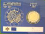 Luxemburg 2 Euro - Proof - Jaar 2022 - Erasmus Coincard, Ophalen of Verzenden, Luxemburg, 2 euro, Losse munt