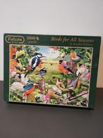 Falcon puzzel Birds for all seasons, 1000 stukjes, Ophalen of Verzenden, 500 t/m 1500 stukjes, Zo goed als nieuw, Legpuzzel