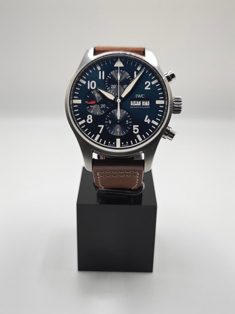 Mooie IWC Le Petit Prince Chronograaf, Sieraden, Tassen en Uiterlijk, Horloges | Heren, Zo goed als nieuw, Polshorloge, Overige merken