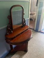 Toilettafel, Ophalen