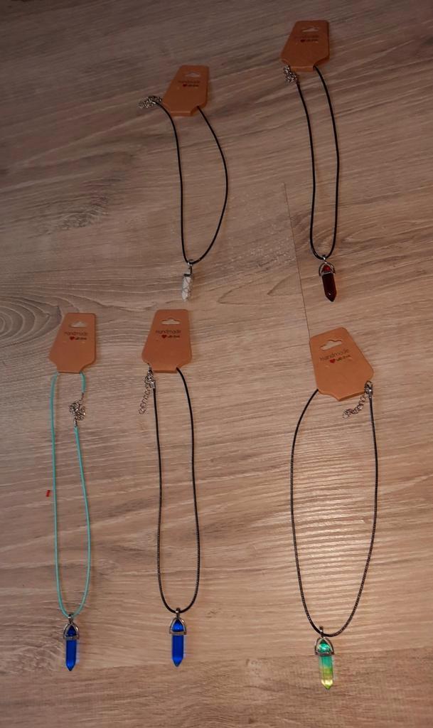 Kadotip!! Kristalhanger ketting, Sieraden, Tassen en Uiterlijk, Kettingen, Nieuw, Ophalen of Verzenden