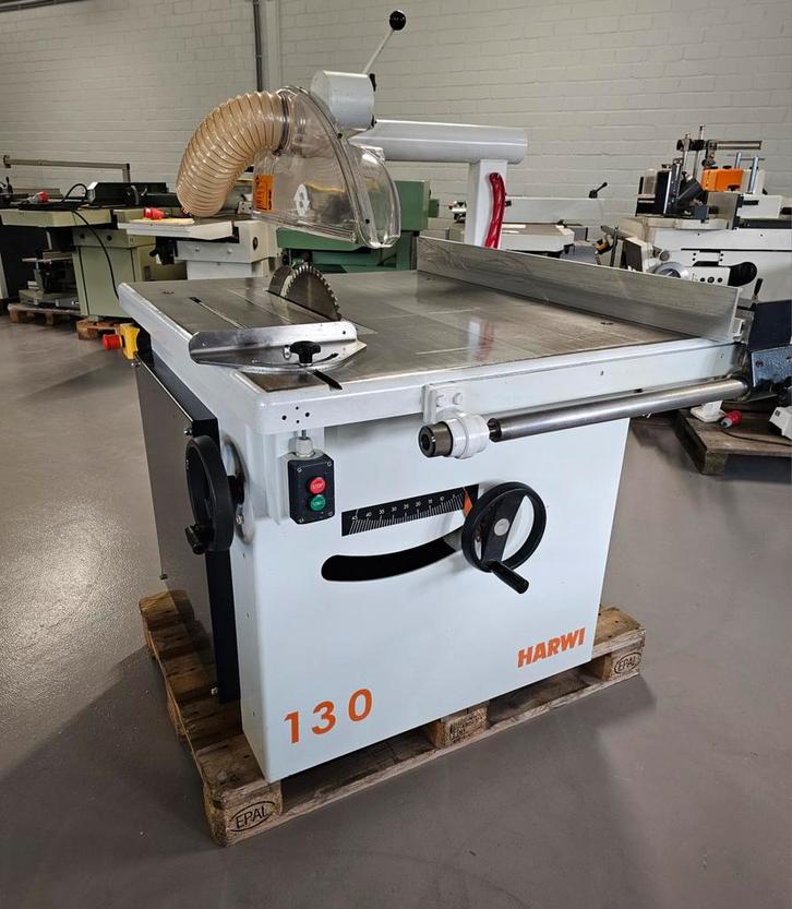Harwi Cirkelzaag  / Schulpzaag Type 130, Doe-het-zelf en Verbouw, Gereedschap | Zaagmachines, Gebruikt, Cirkelzaag, 1200 watt of meer