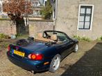 Mazda MX-5 1.6 I 2000 Blauw, Achterwielaandrijving, 4 cilinders, Cabriolet, Origineel Nederlands